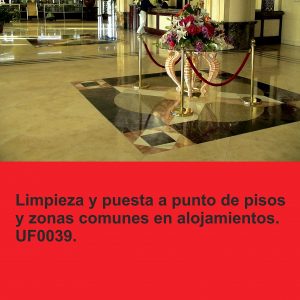 Limpieza y puesta a punto de pisos y zonas comunes en alojamientos