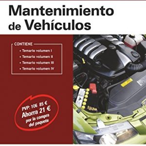 PAQUETE AHORRO MANTENIMIENTO DE VEHÍCULOS CUERPO DE PROFESORES TÉCNICOS DE FORMACIÓN PROFESIONAL